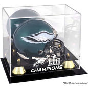 Fanatics Authentic Philadelphia Eagles Super Bowl LII s Golden Classic Mini Helmet Logo Display Case