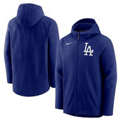 Nike Men's Royal Los Angeles Dodgers Authentic Collection Performance Raglan Full-Zip Hoodie
