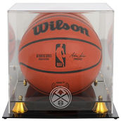 Fanatics Authentic Denver Nuggets Golden Classic Team Logo Basketball Display Case