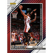 Panini America Omer Yurtseven Miami Heat Fanatics Exclusive Parallel Panini Instant Yurtseven Records First-Career Double-Double Single Rookie Trading Card - Limited Edition of 99