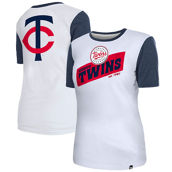 New Era Women's White Minnesota Twins Colorblock T-Shirt