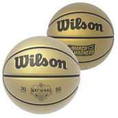 Fanatics Authentic Baylor Bears 2021 NCAA Men's Basketball National s Wilson Official Size Gold Basketball