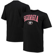 Champion Men's Black Georgia Bulldogs Big & Tall Arch Over Wordmark T-Shirt