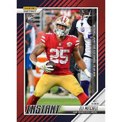 Panini America Elijah Mitchell San Francisco 49ers Fanatics Exclusive Parallel Panini Instant NFL Week 12 Mitchell Runs for 133 Yards and a down in Win Single Rookie Trading Card - Limited Edition of 99
