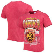 '47 Men's Red Atlanta Hawks 75th Anniversary City Edition Mineral Wash Vintage Tubular T-Shirt