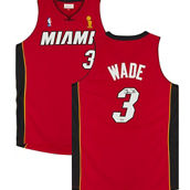 Fanatics Authentic Dwyane Wade Red Miami Heat Autographed Authentic Team Jersey