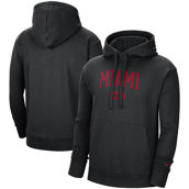 Nike Men's Black Miami Heat Heritage Essential Pullover Hoodie