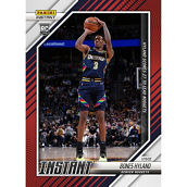 Panini America Bones Hyland Denver Nuggets Fanatics Exclusive Parallel Panini Instant Hyland Scores 27 to Lead Nuggets Single Rookie Trading Card - Limited Edition of 99