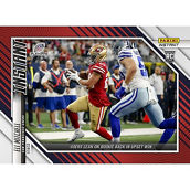 Panini America Elijah Mitchell San Francisco 49ers Fanatics Exclusive Parallel Panini Instant NFL Wild Card 49ers Lean on Rookie Back in Upset Win Single Rookie Trading Card - Limited Edition of 99