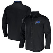 NFL x Darius Rucker Collection by Fanatics Men's Black Buffalo Bills Convertible Twill Long Sleeve Button-Up Shirt