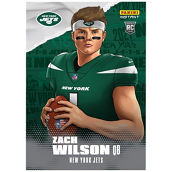 Panini America Zach Wilson New York Jets Panini America 2021 NFL Draft Instant Gray Parallel Trading Card - Limited Edition of 99