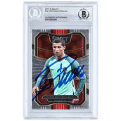 Panini America Cristiano Ronaldo Portugal National Team Autographed 2017-18 Panini Select #33 BAS Authenticated Card