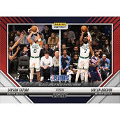 Panini America Jayson Tatum & Jaylen Brown Boston Celtics Fanatics Exclusive Parallel Panini Instant Celtics Sweep Nets In The First Round Single Trading Card - Limited Edition of 99