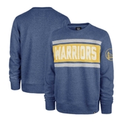 '47 Men's Heather Royal Golden State Warriors Tribeca Emerson Pullover Sweatshirt