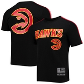 Pro Standard Men's Black Atlanta Hawks Mesh Capsule Taping T-Shirt