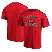 Fanatics Branded Men's Red Chicago Blackhawks Team Victory Arch T-Shirt