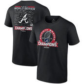 Fanatics Branded Men's Black Atlanta Braves 2021 World Series s Signature Roster T-Shirt