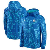 Nike Men's Blue Chelsea AWF Raglan Full-Zip Jacket