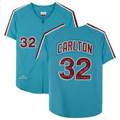 Fanatics Authentic Steve Carlton Philadelphia Phillies Autographed Light Blue Authentic Jersey with Career Stats Inscription - Limited Edition of 32