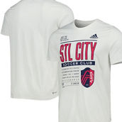 adidas Men's White St. Louis City SC Club DNA Performance T-Shirt