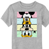 Mad Engine Toddler Mickey & Friends Crew Crop Shirt