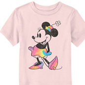 Mad Engine Mad Engine Toddler Mickey & Friends Tie Dye Minnie Shirt