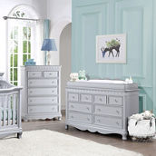 Baby Cache Adelina Changing Topper Pure Elle Gray