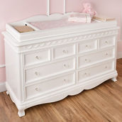 Baby Cache Adelina Changing Topper Pure White