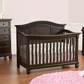 Baby Cache Glendale 4-in-1 Convertible Crib Charcoal Brown