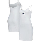 KadyLuxe Women's White Dallas Cowboys Sleeveless Sports Dress