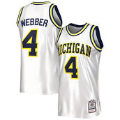 Mitchell & Ness Men's Chris Webber White Michigan Wolverines Authentic Jersey