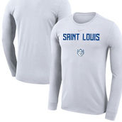 Nike White Saint Louis Billikens 2023 On Court Bench Long Sleeve T-Shirt