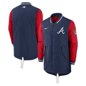 Nike Men's Navy Atlanta Braves Dugout Performance Full-Zip Jacket