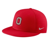 Nike Men's Scarlet Ohio State Buckeyes Aero True Baseball Performance Fitted Hat