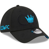 New Era Men's Black Charlotte FC Kick Off 39THIRTY Flex Hat