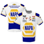 Hendrick Motorsports Team Collection Men's White Chase Elliott NAPA Sublimated Team Uniform T-Shirt