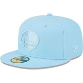 New Era Men's Powder Blue Golden State Warriors Spring Color Pack 59FIFTY Fitted Hat