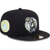 New Era Men's Black Boston Celtics Color Pack 59FIFTY Fitted Hat