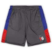 Fanatics Branded Men's Gray Philadelphia 76ers Big & Tall Shorts
