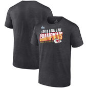 Fanatics Branded Men's Heather Charcoal Kansas City Chiefs Super Bowl LVII s Victory Formation T-Shirt