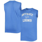 Fanatics Men's Fanatics Blue Detroit Lions Big & Tall Muscle Tank Top