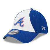 New Era Men's White/Royal Atlanta Braves 2023 City Connect 39THIRTY Flex Fit Hat
