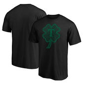 Fanatics Branded Men's Black Texas Rangers St. Patrick's Day Celtic Charm T-Shirt