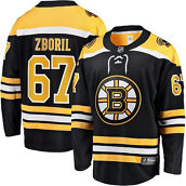 Fanatics Branded Men's Jakub Zboril Black Boston Bruins Home Breakaway Player Jersey