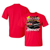 JR Motorsports Official Team Apparel Men's JR Motorsports Official Team Apparel Red Justin Allgaier Throwback Design T-Shirt