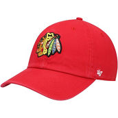 '47 Men's Red Chicago Blackhawks Clean Up Adjustable Hat