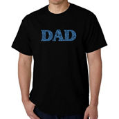 LA Pop Art Men's Word Art T-shirt - Dad