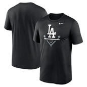 Nike Men's Black Los Angeles Dodgers Icon Legend Performance T-Shirt
