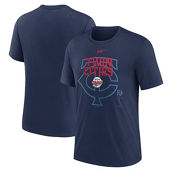 Nike Men's Navy Minnesota Twins Rewind Retro Tri-Blend T-Shirt