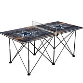 Victory Tailgate Dallas Cowboys 6' Weathered Design Pop Up Table Tennis Set